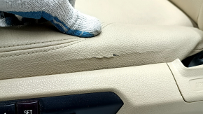 Scaun sofer BMW 3 F30 12-18 cu airbag, electric cu memorie, piele bej, frecat, curatat uscat