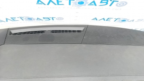 Panoul frontal al tabloului de bord cu AIRBAG Audi A6 C8 19 - fara proiectie, negru cu gri inchis, curatat chimic