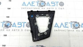 Накладка на шифтер АКПП BMW 3 F30 12-18 черная с хром, полез хром, царапина