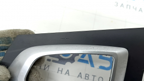 Накладка на шифтер АКПП BMW 3 F30 12-18 черная с хром, полез хром, царапина