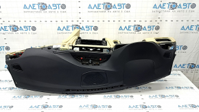 Торпедо передняя панель с AIRBAG BMW 3 F30 12-18 4d черная с бежевым без проекции