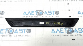 Capacul pragului din față dreapta exterior BMW 3 F30 12-18 negru