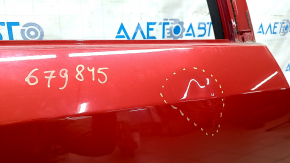 Дверь голая задняя правая Toyota Camry v50 12-14 красный 3R3, примятость, тычка