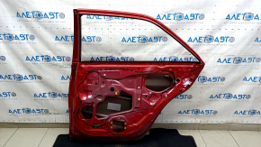 Дверь голая задняя правая Toyota Camry v50 12-14 красный 3R3, примятость, тычка