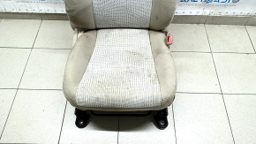 Пассажирское сидение Toyota Camry v50 12-14 usa без airbag, механическое, ткань бежевая, под химчистку