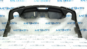 Губа заднего бампера Ford Mustang mk6 18-23 рест, структура, царапины