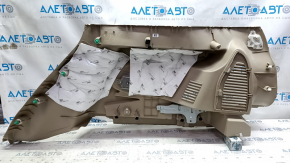 Обшивка арки левая Nissan Rogue 14-18 бежевая, под 2 ряда, царапины
