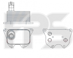 Radiator de ulei pentru motorul Audi Q5 8R 11-17 2.0T, hibrid, nou, neoriginal