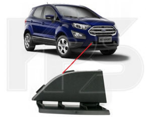 Заглушка переднего бампера левая Ford Ecosport 18-22