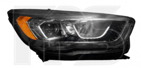 Far stânga față asamblată Ford Escape MK3 17-19 restilizată, halogen + led, întunecată, nouă, neoriginală