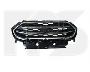 Grila radiatorului Ford Ecosport 18-22, neagră cromată, nouă, neoriginală