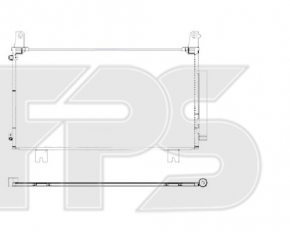 Radiatorul condensatorului de aer condiționat pentru Honda CRV 17-19 2.4, nou, neoriginal