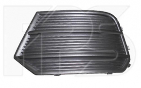 Grila bara fata dreapta Audi Q3 8U 16-17 pentru bara intreaga fara senzori de parcare, noua, neoriginala
