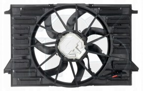 Difuzorul carcasei radiatorului asamblat pentru Audi Q5 80A 18- 2.0T cu un singur ventilator, nou, neoriginal