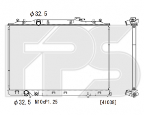 Radiator de racire cu apa Acura MDX 14-20 FPS