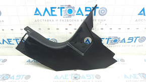 Накладка передней стойки нижняя левая Ford Mustang mk6 15-23 черная, царапина