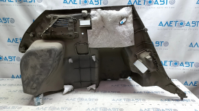 Decorat arc dreapta Nissan Leaf 13-17 gri, zgarieturi, rupt