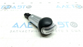 Ручка КПП Ford Mustang mk6 15-23 кожа черная, хром