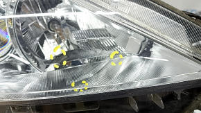 Фара передняя правая Toyota Prius V 12-14 в сборе дорест LED, песок, царапины