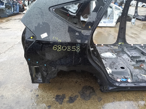 Sfert aripa spate dreapta Toyota Prius V 12-17 pe caroserie, negru, lovituri, denivelari