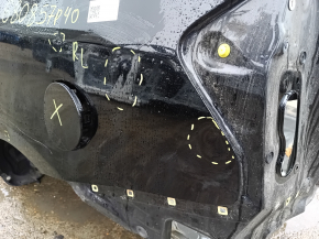 Sfert aripa spate stanga Toyota Prius V 12-17 pe caroserie, negru, lovituri, denivelari