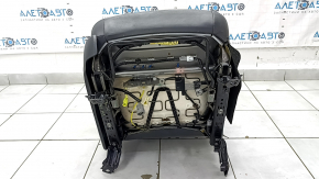Пассажирское сидение Toyota Prius V 12-14 с airbag, механическое, кожа темно-серое, вмятины