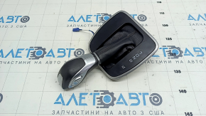 Ручка КПП с накладкой шифтера Ford C-max MK2 13-14 кожа черная, царапины