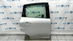 Дверь в сборе задняя правая Ford C-max MK2 13-18 серебро UX, отсутствует верхний молдинг, тычка, скол