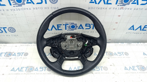 Руль голый Ford C-max MK2 13-18 кожа черная, с кнопками управления