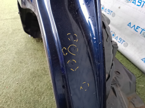 Четверть крыло задняя правая Toyota Rav4 19-20 отпилена, черная, крашенная в синий, после ремонта, примята, тычки