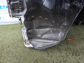 Четверть крыло задняя правая Toyota Rav4 19-20 отпилена, черная, крашенная в синий, после ремонта, примята, тычки