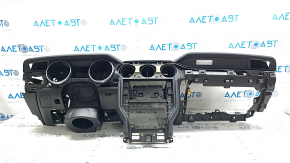 Торпедо передняя панель с AIRBAG Ford Mustang mk6 15- черная, ржавый пиропатрон