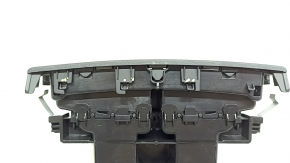 Tesla Model S 16-20 deflector de conductă de aer consola centrală negru, cu ornamente gri, elemente de fixare rupte