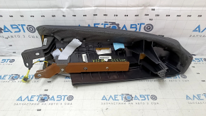 Подушка безопасности airbag заднего левого сиденья Toyota Camry v55 15-17 черная с красной строчкой, стрельнувшая