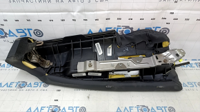 Подушка безопасности airbag заднего левого сиденья Toyota Camry v70 18-24 кожа черная, стрельнувшая