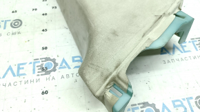 Capac pilon B, centura superioara, dreapta Tesla Model S 16-20 rest, bej, piele intoarsa, zgarieturi, pentru curatare