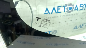 Лобовое стекло Tesla Model S 12-20 под камеру, с датчиком дождя, с подогревом дворников, трещина