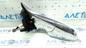 Зеркало боковое левое в сборе Tesla Model S 12-20 13+1 пинов, автозатемнение, подогрев, белое+хром