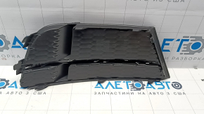 Решетка переднего бампера левая Audi A3 8V 17-20 закрытая, хром, S-line
