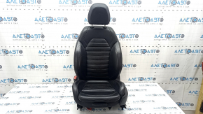 Водительское сидение Alfa Romeo Giulia 17-18 с airbag, электрическое, подогрев, память, кожа черная, Sport, примято