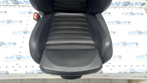 Водительское сидение Alfa Romeo Giulia 17-18 с airbag, электрическое, подогрев, память, кожа черная, Sport, примято