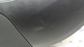 Garnitură ușă spate dreapta Tesla Model S 16-20 rest piele neagră, cu inserție bej, iluminată din spate, striată
