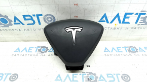 Airbag airbag în volanul șoferului Tesla Model S 12-20 piele tip 1, negru