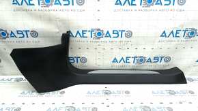 Decorație prag dreapta față Tesla Model S 12-20 cu ornamente cromate, negru, zgârieturi