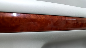Garnitură uși spate stânga Lexus RX300 RX330 RX350 RX400H 04-09 gri, negru, cotieră din piele gri, inserție de lemn, zgârieturi