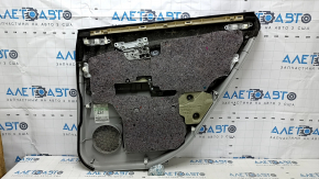 Garnitură uși spate stânga Lexus RX300 RX330 RX350 RX400H 04-09 gri, negru, cotieră din piele gri, inserție de lemn, zgârieturi