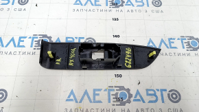 Накладка управления стеклоподъемником задняя правая Lexus RX300 RX330 RX350 RX400h 04-09 серая, царапины