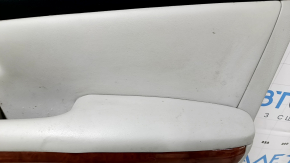Garnitură uși față dreapta Lexus RX300 RX330 RX350 RX400h 04-09 gri, negru, cotieră din piele gri, inserție din lemn, zgârieturi, curățare chimică, denivelări