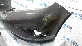 Bara față goală Nissan Murano z52 15-18 dorest roșu partea dreaptă ruptă, elemente de fixare rupte, rupturi, tăiate, zdrobite