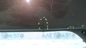Bara față goală Nissan Murano z52 15-18 dorest roșu partea dreaptă ruptă, elemente de fixare rupte, rupturi, tăiate, zdrobite